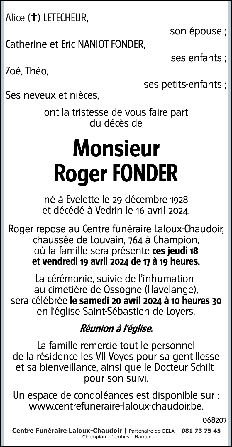 Roger FONDER