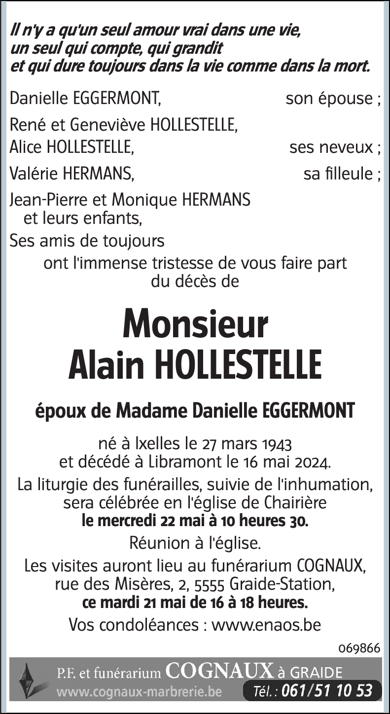 Alain HOLLESTELLE