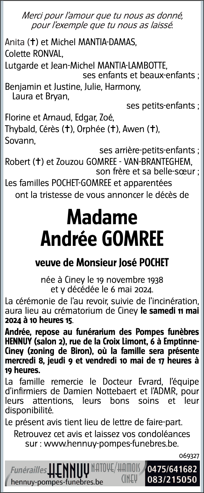 Andrée GOMREE