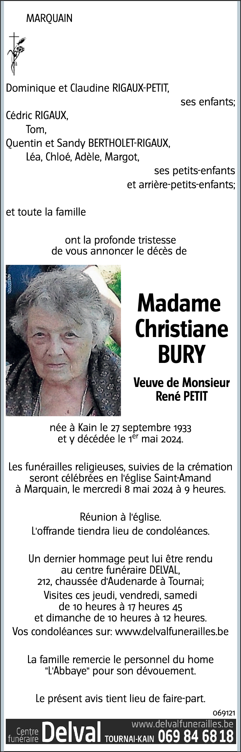 Christiane BURY