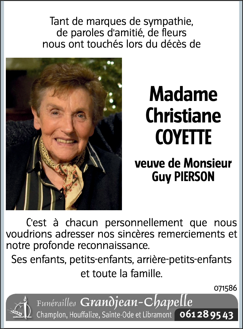 Christiane COYETTE