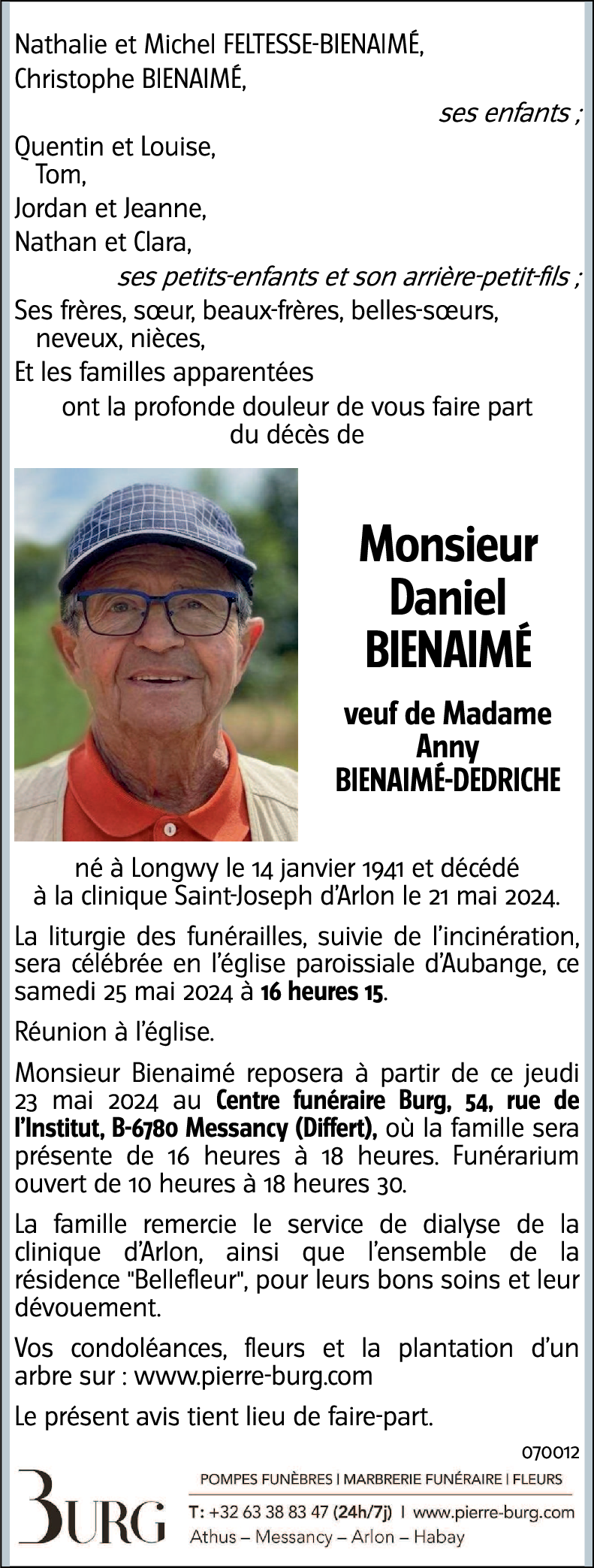 Daniel BIENAIMÉ