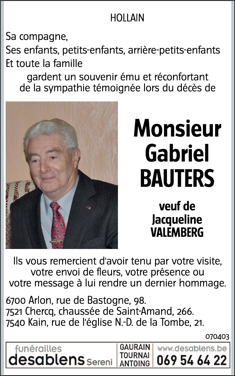 Gabriel BAUTERS