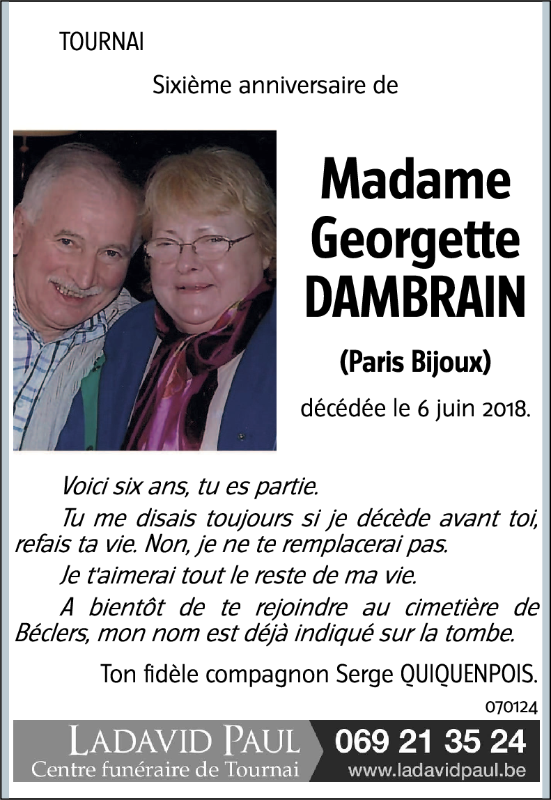 Georgette DAMBRAIN