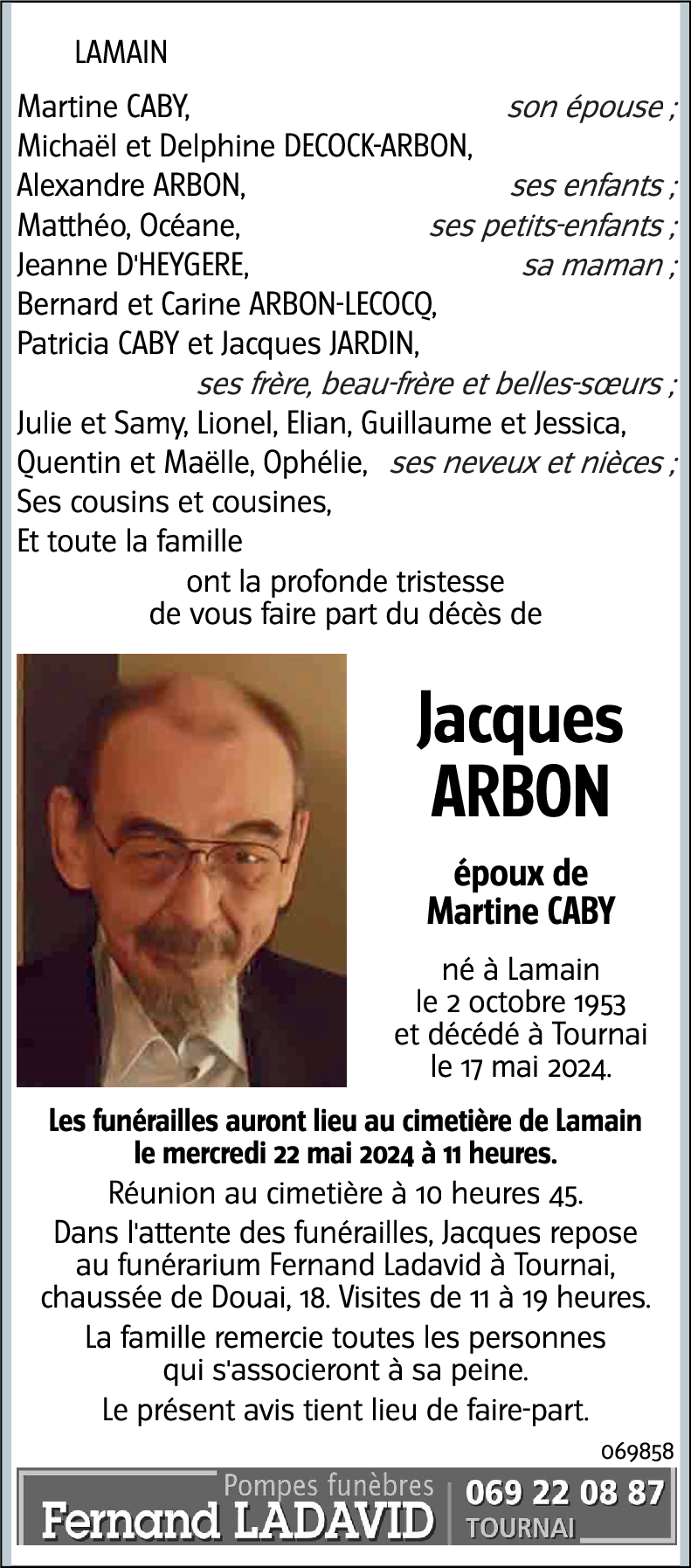 Jacques ARBON