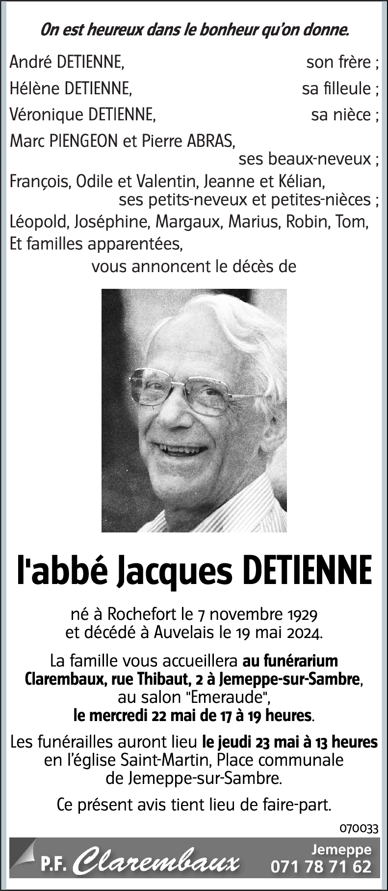 Jacques DETIENNE