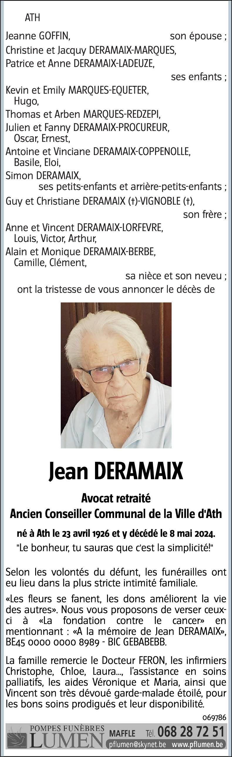 Jean DERAMAIX