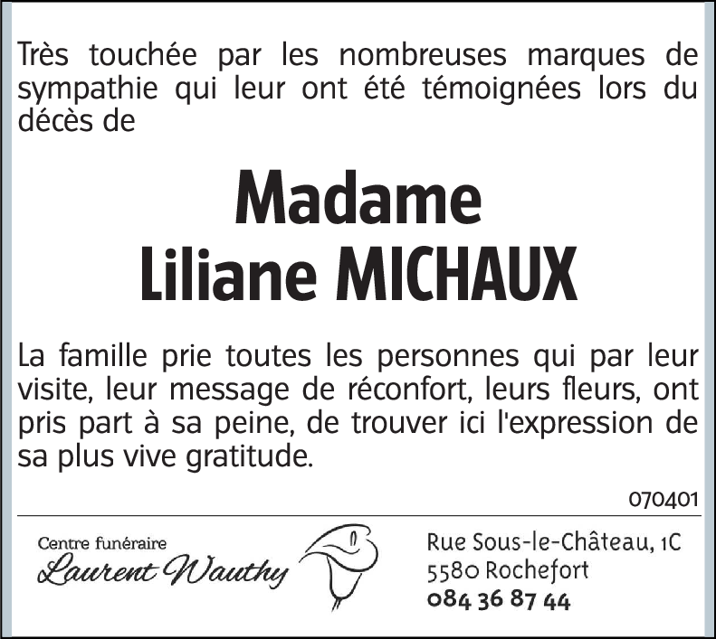 Liliane MICHAUX