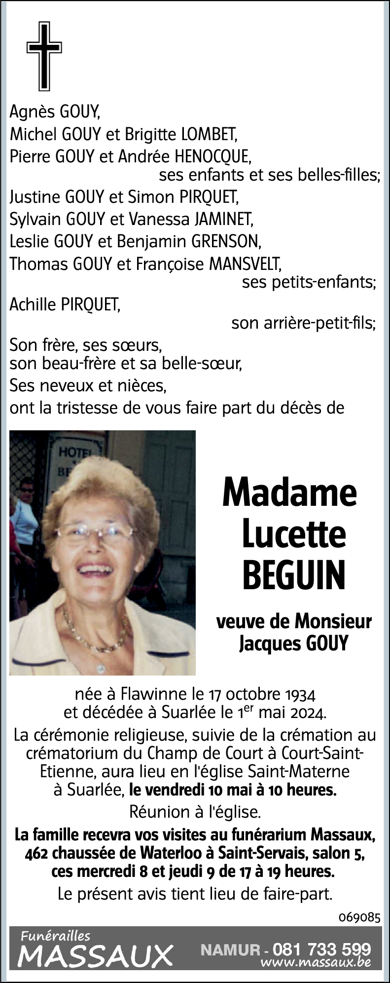 Lucette BEGUIN