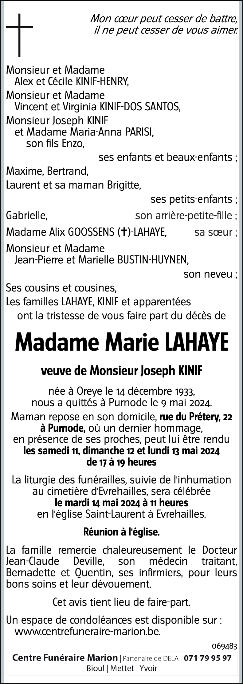 Marie LAHAYE