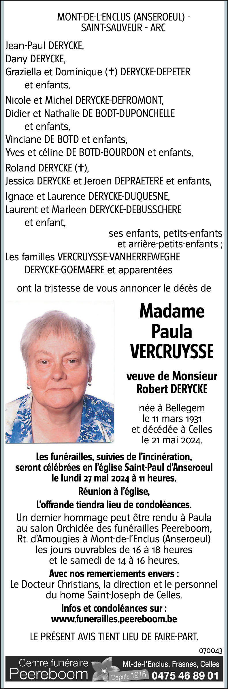 Paula VERCRUYSSE