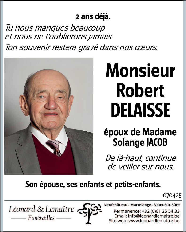 Robert DELAISSE