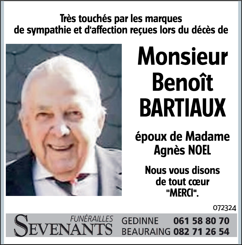 Benoît BARTIAUX