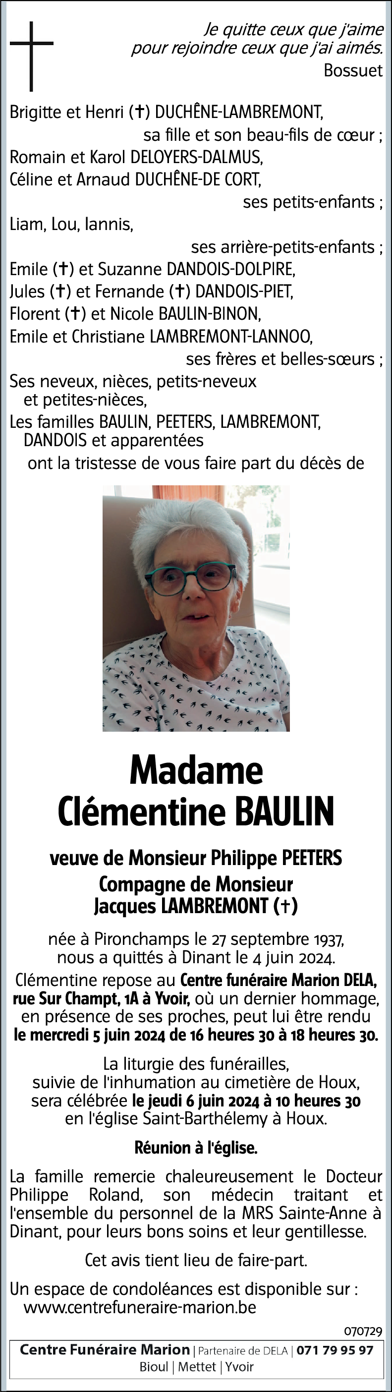 Clémentine BAULIN