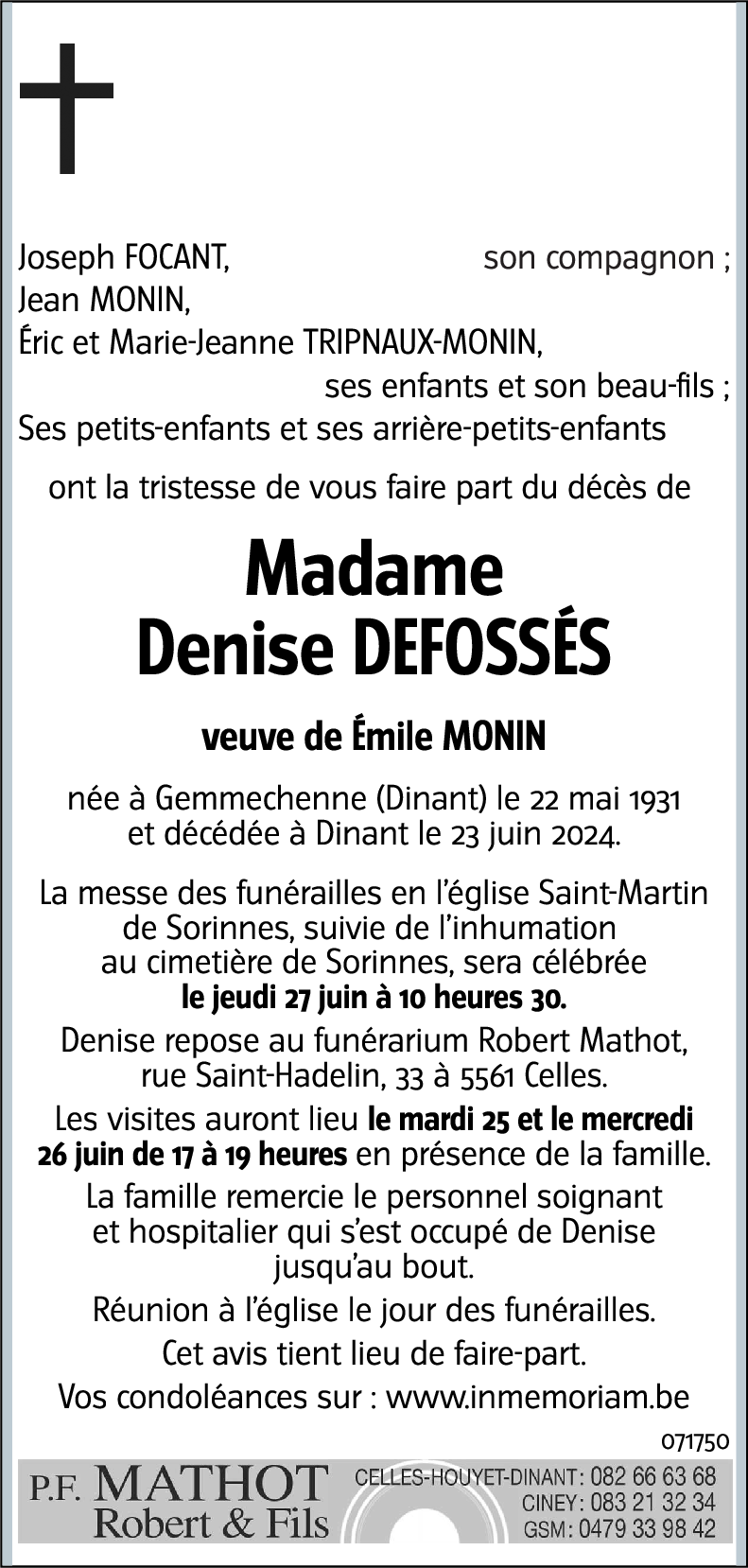 Denise DEFOSSES