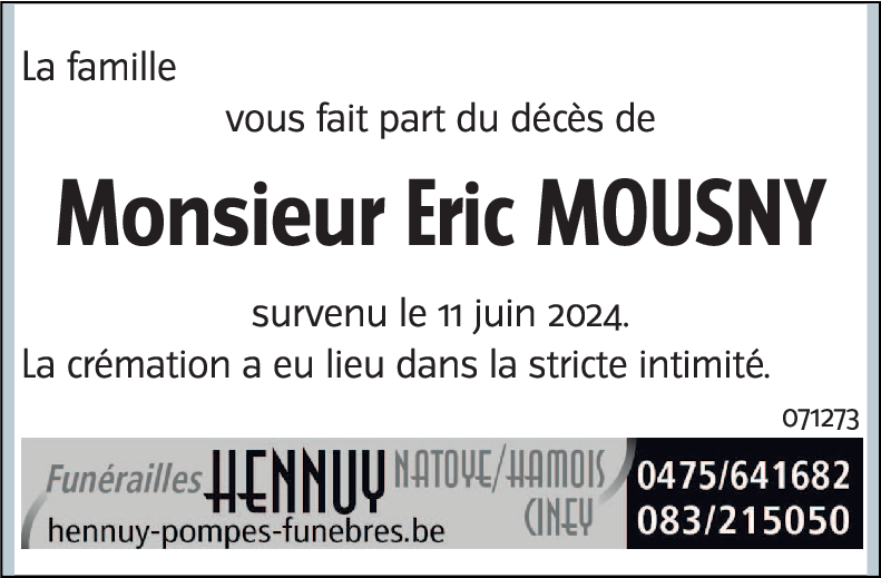 Eric MOUSNY