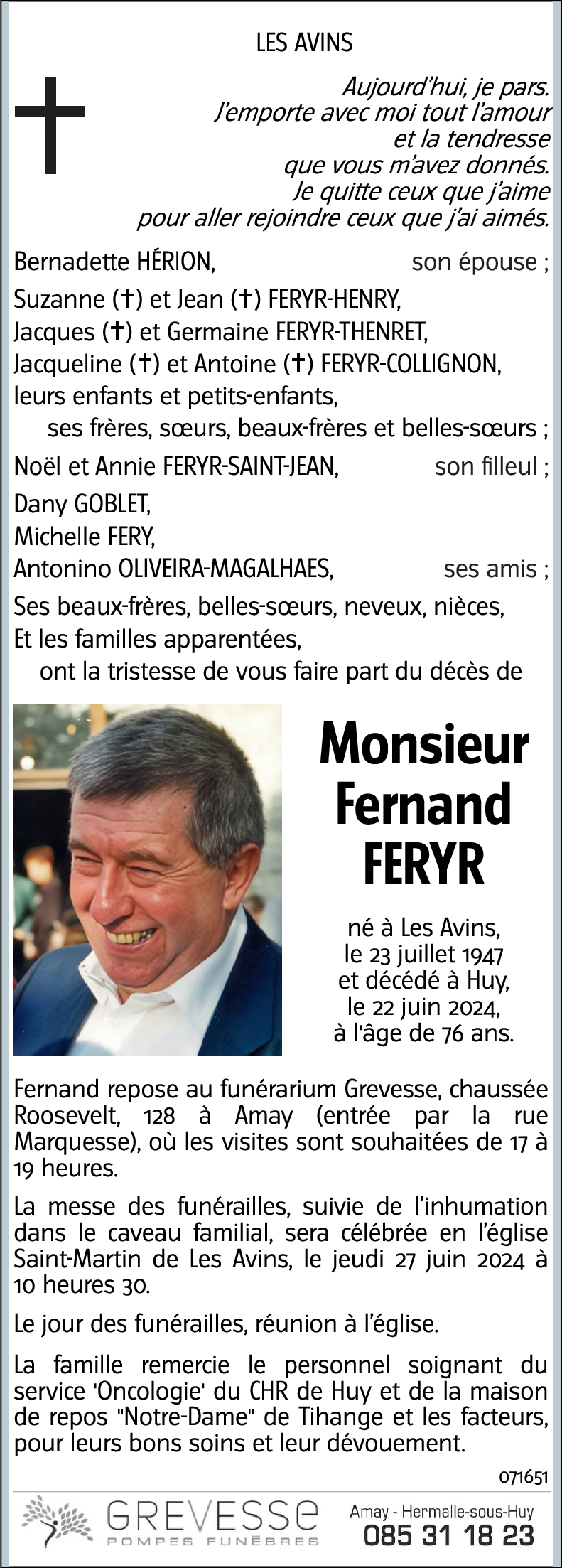 Fernand FERYR