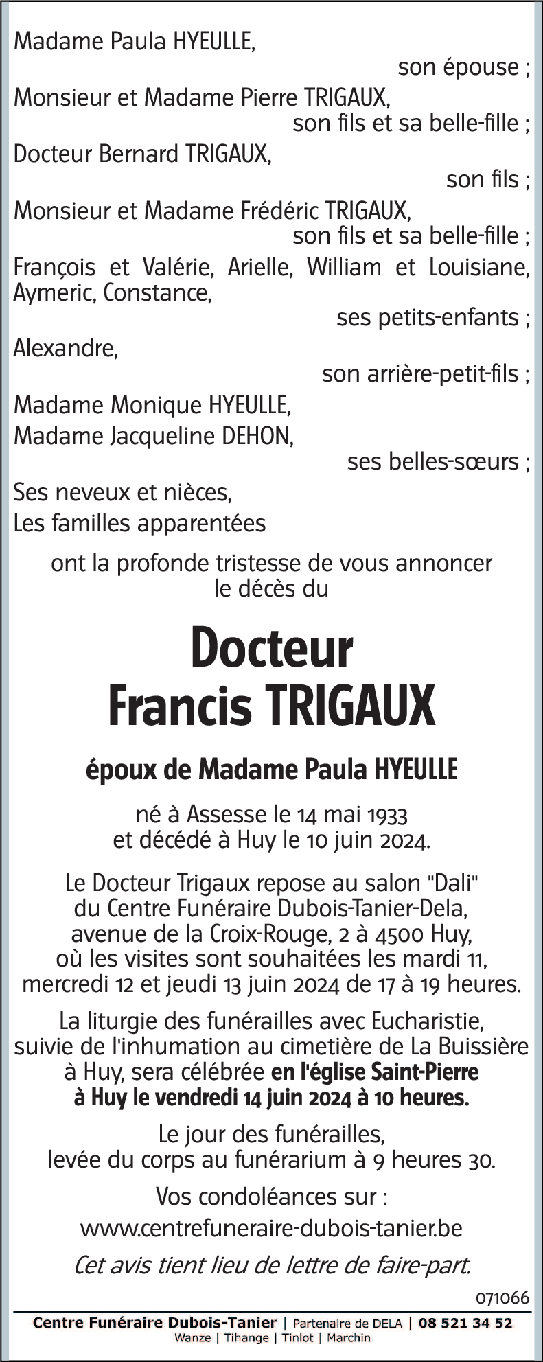 Francis TRIGAUX