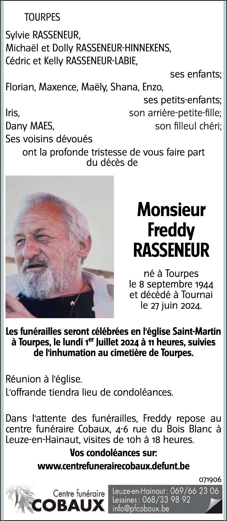 Freddy RASSENEUR