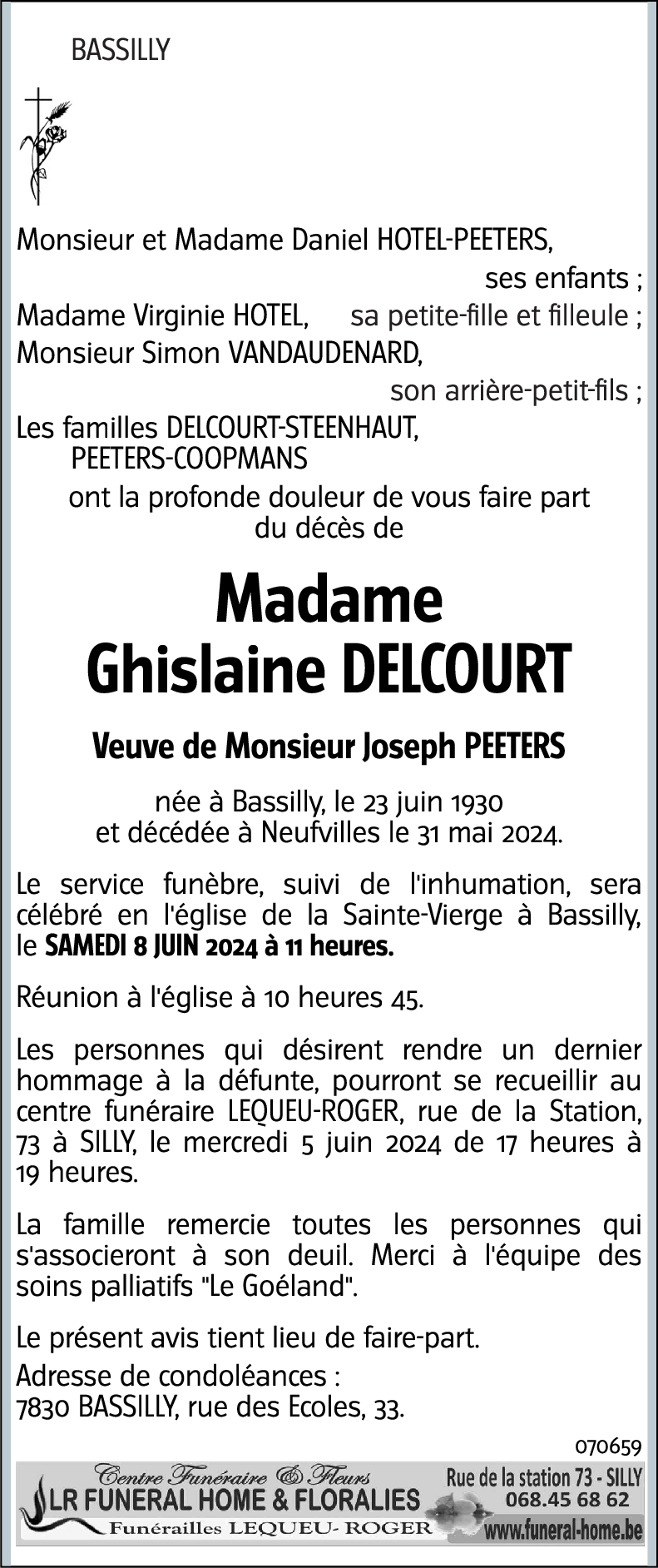 Ghislaine DELCOURT