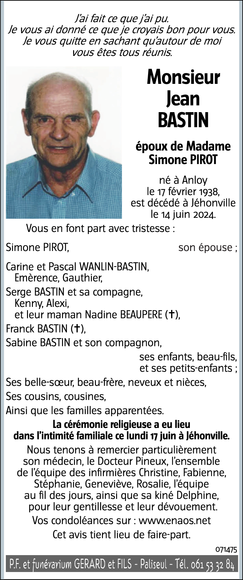 Jean BASTIN