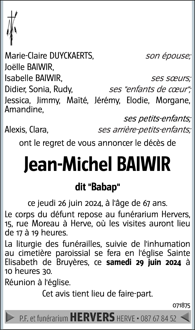 Jean-Michel BAIWIR