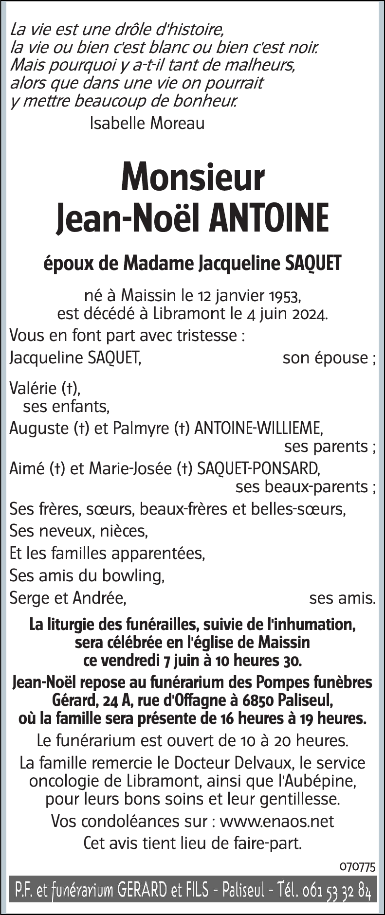 Jean-Noël ANTOINE