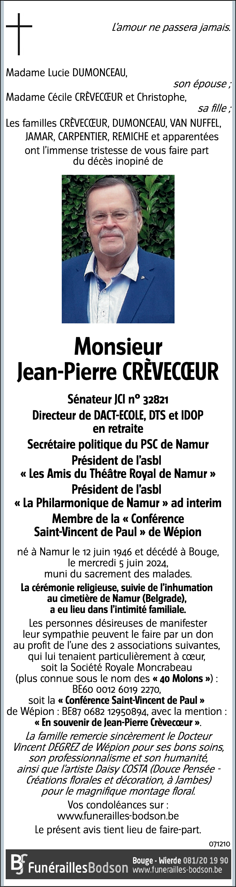 Jean-Pierre CRÈVECOEUR