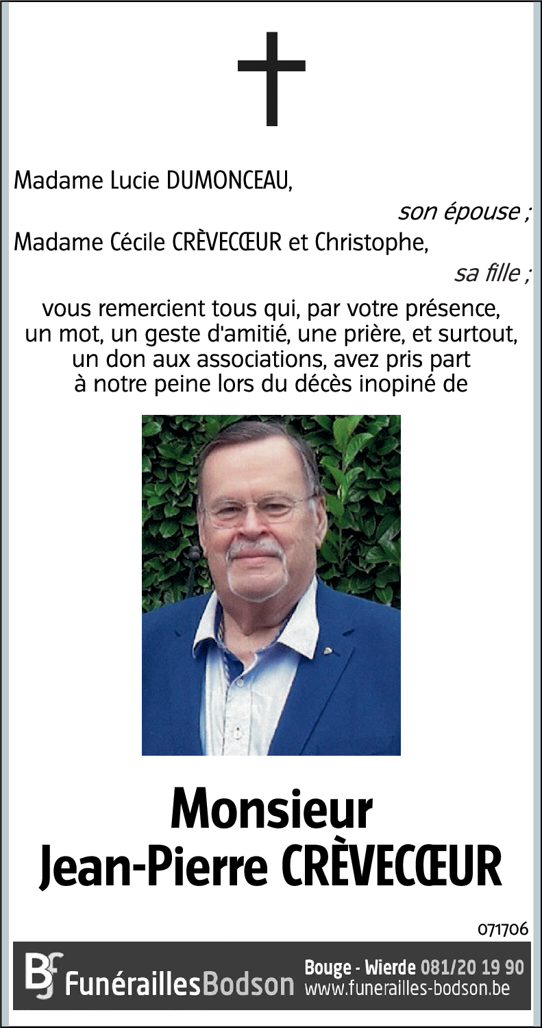 Jean-Pierre CRÈVECOEUR