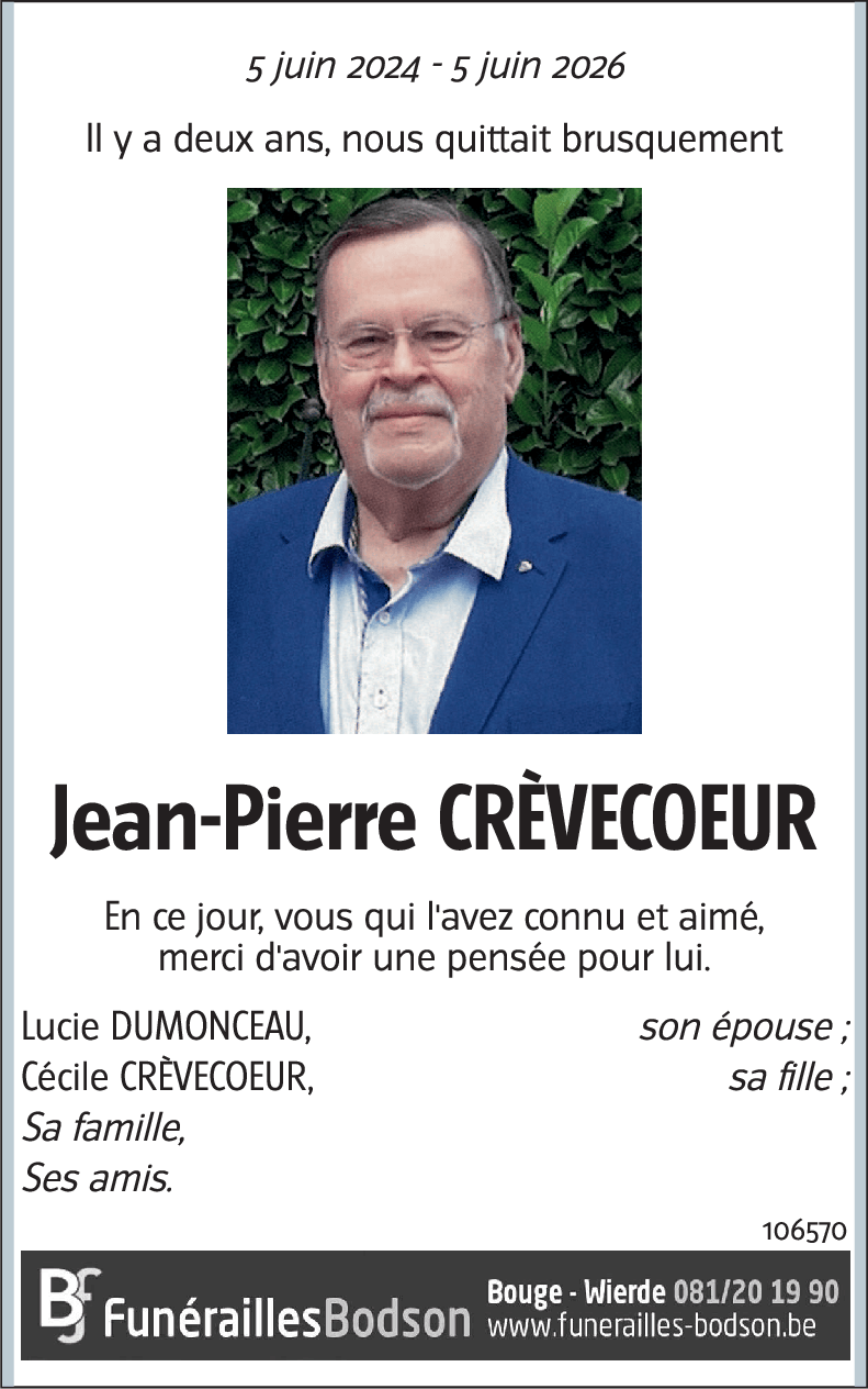 Jean-Pierre CRÈVECOEUR