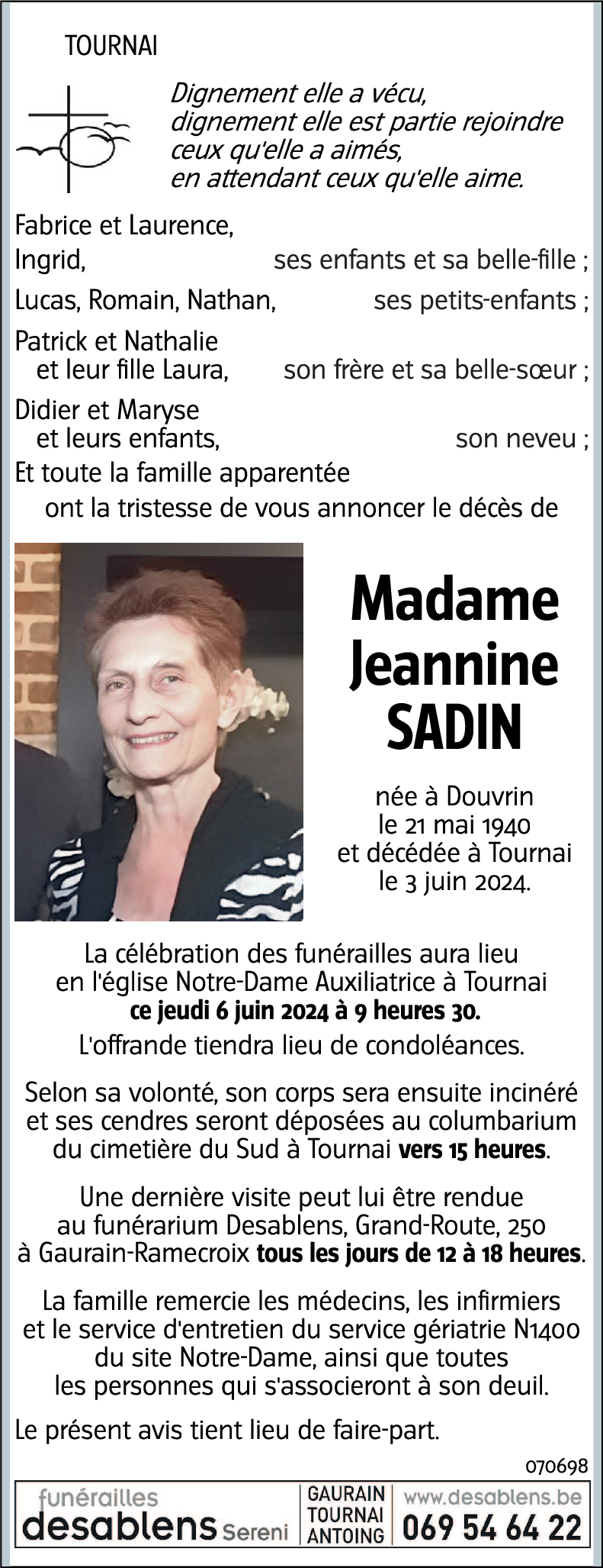 Jeannine Sadin