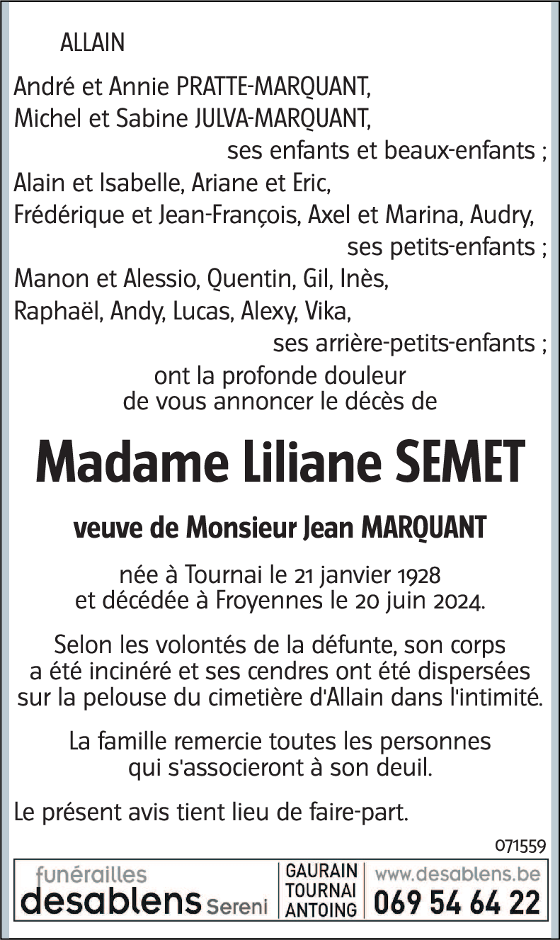 Liliane SEMET