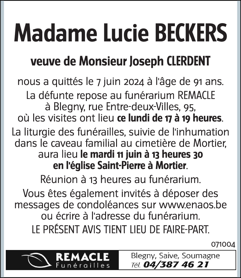 Lucie BECKERS