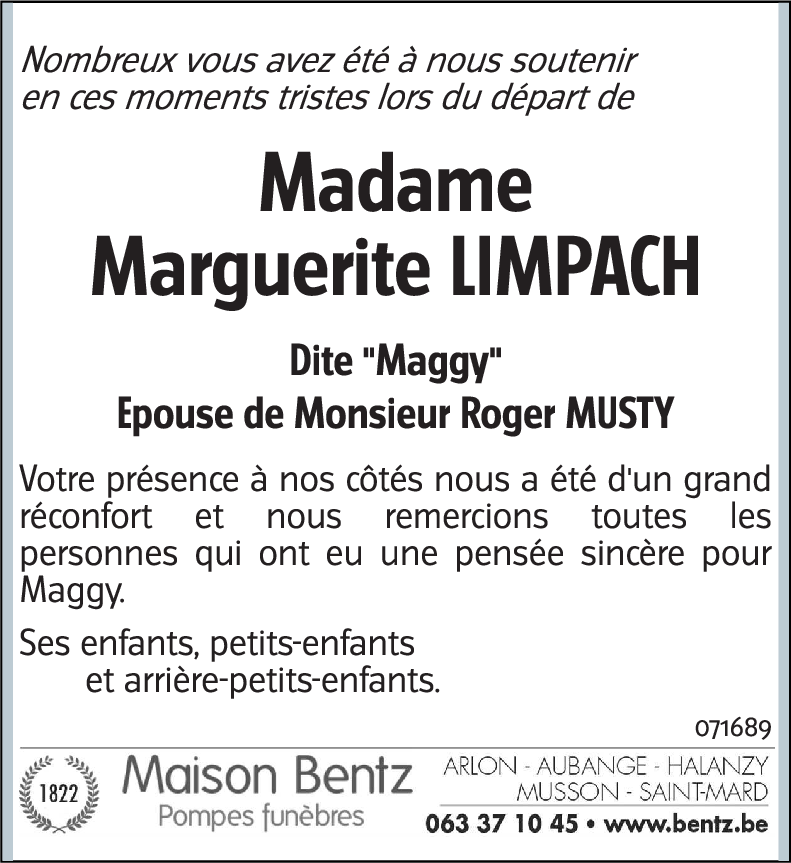 Marguerite LIMPACH