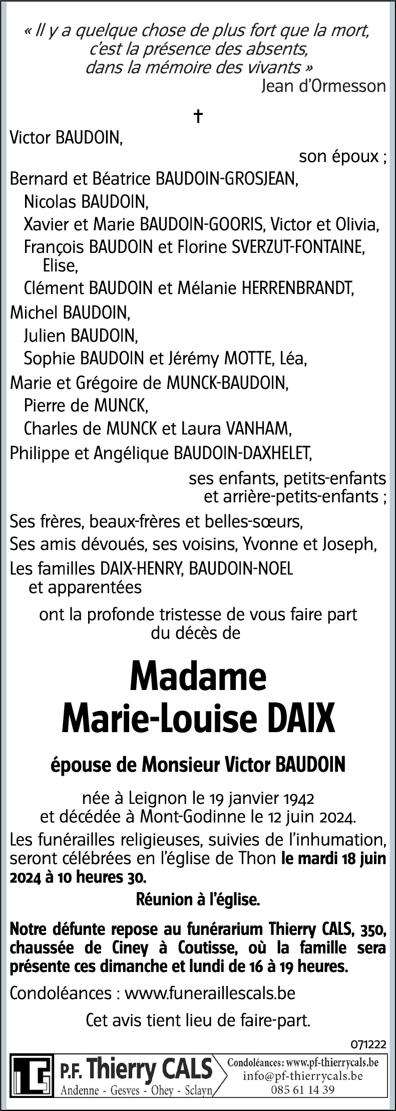 Marie-Louise DAIX