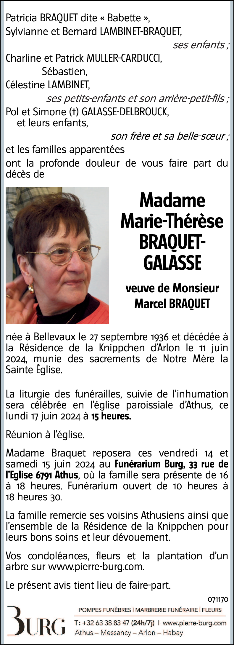 Marie-Thérèse Braquet-Galasse