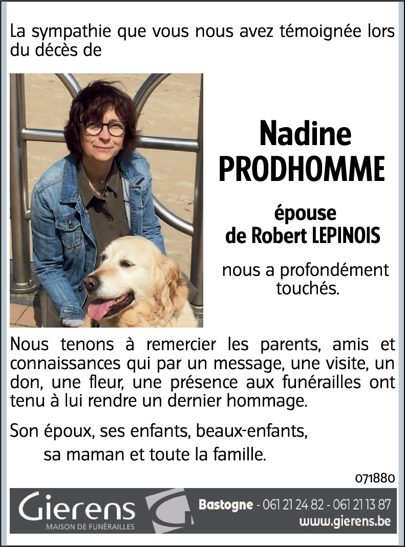Nadine PRODHOMME