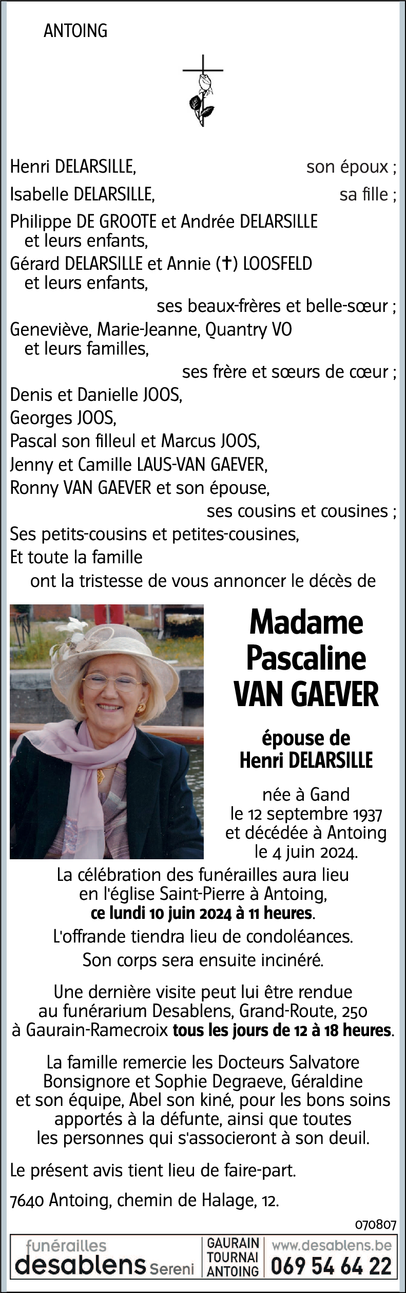 pascaline VAN GAEVER