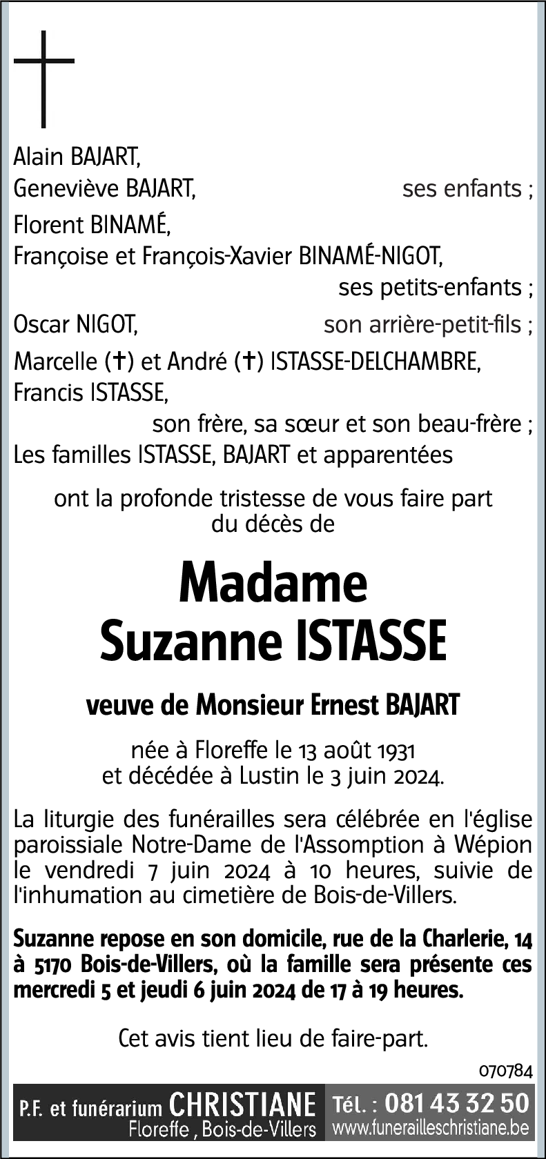 Suzanne ISTASSE