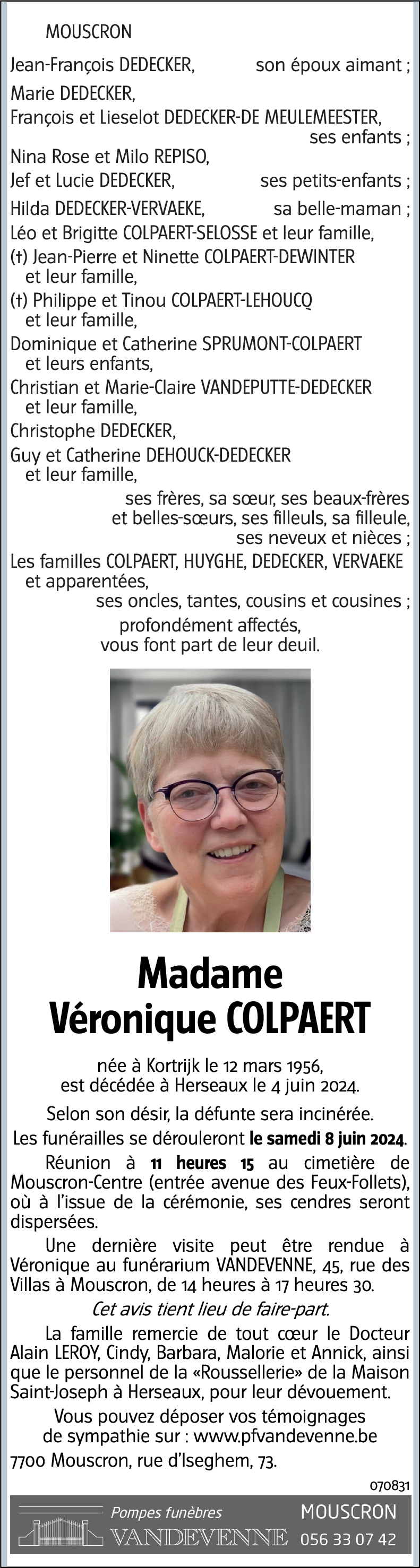 Véronique COLPAERT