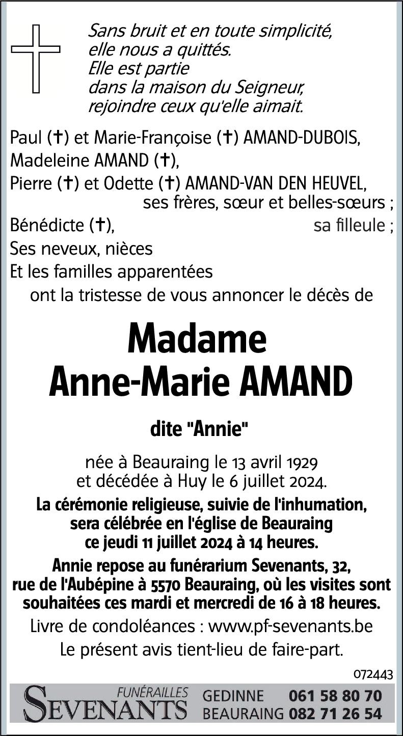 Anne-Marie AMAND