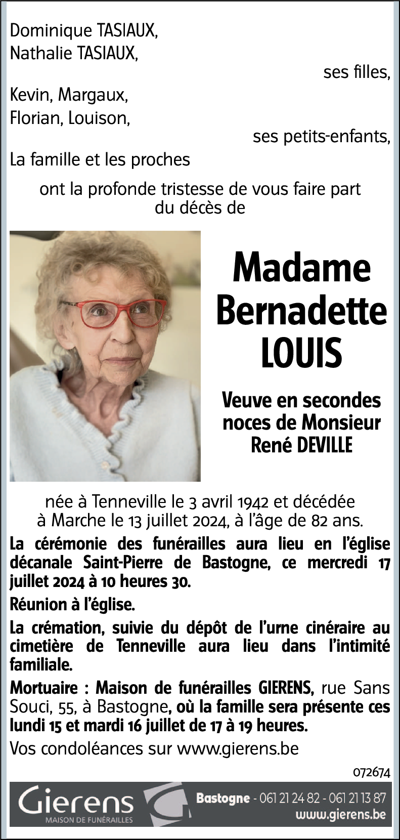 Bernadette LOUIS