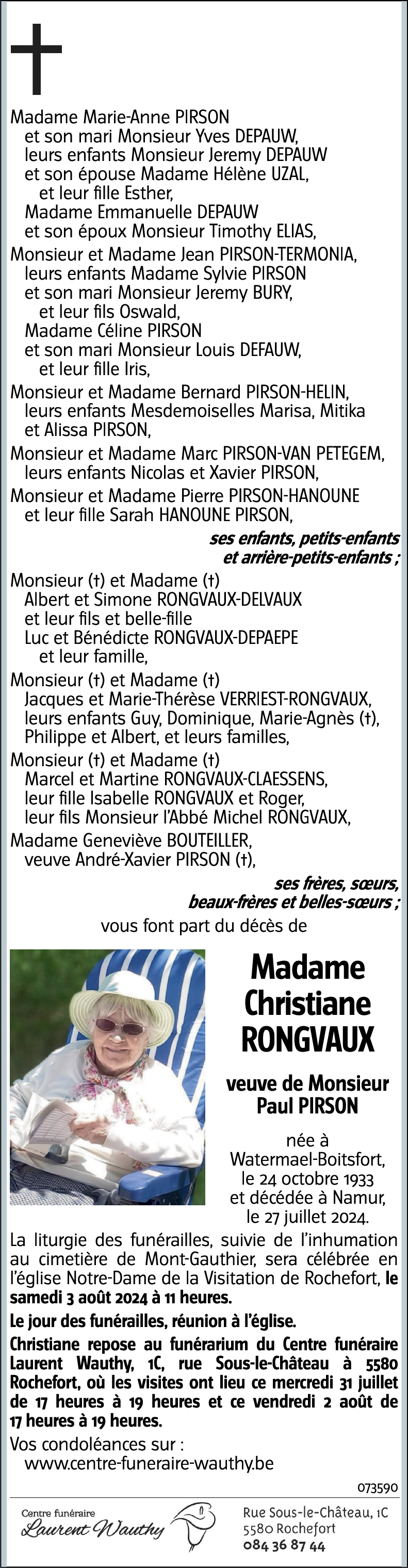 Christiane RONGVAUX