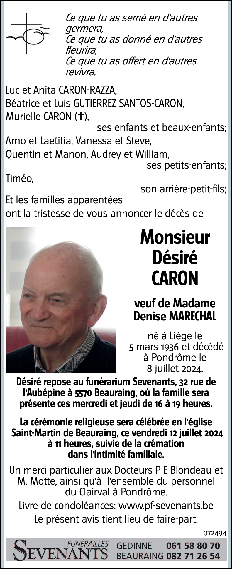 Désiré CARON