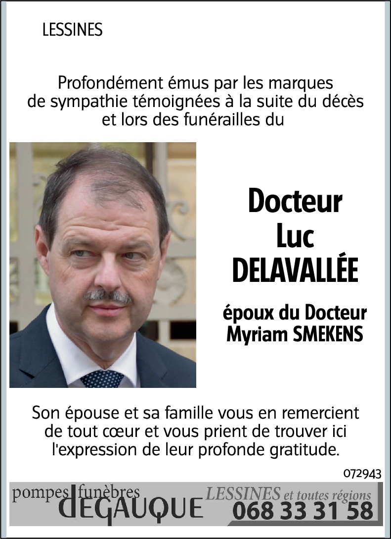 Docteur Luc DELAVALLÉE