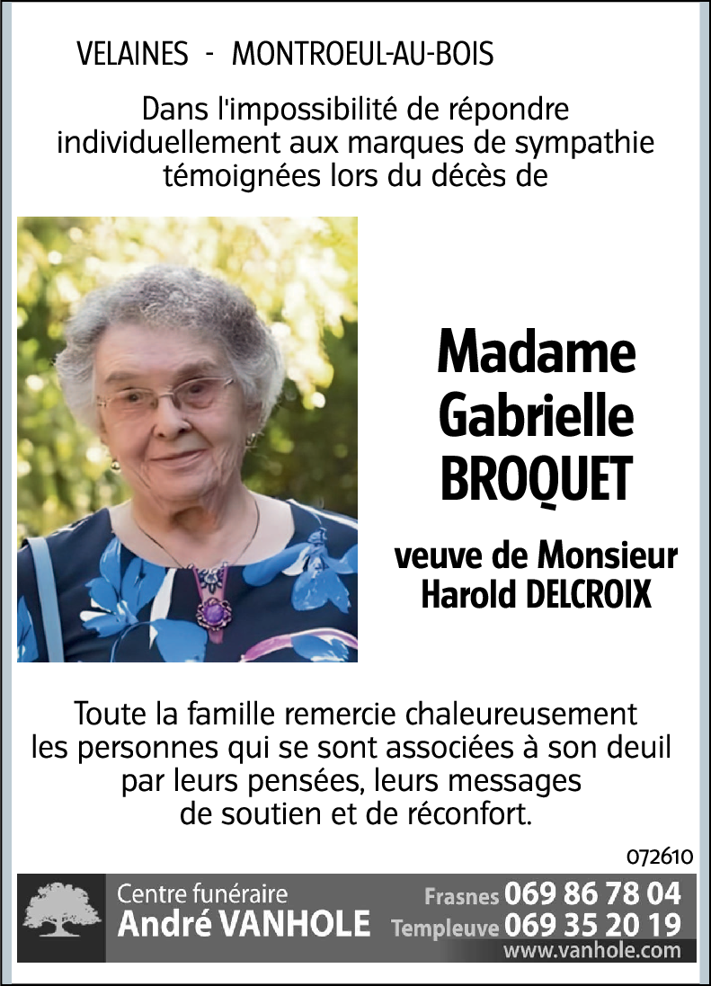 Gabrielle BROQUET