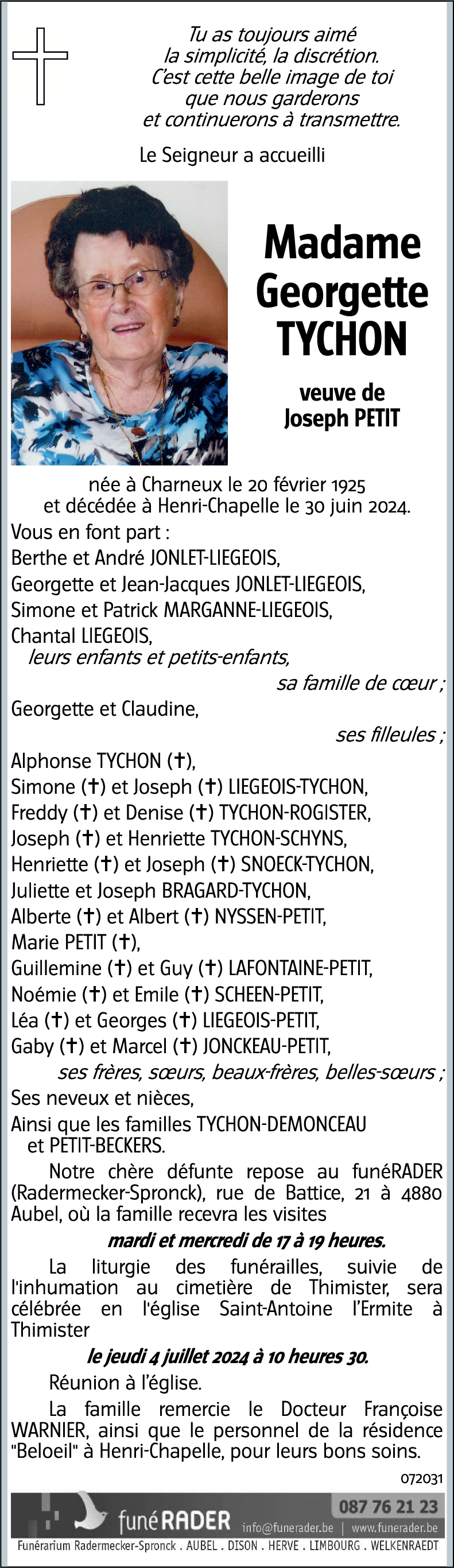 Georgette TYCHON