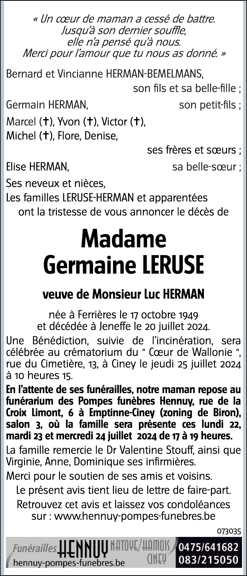 Germaine Leruse