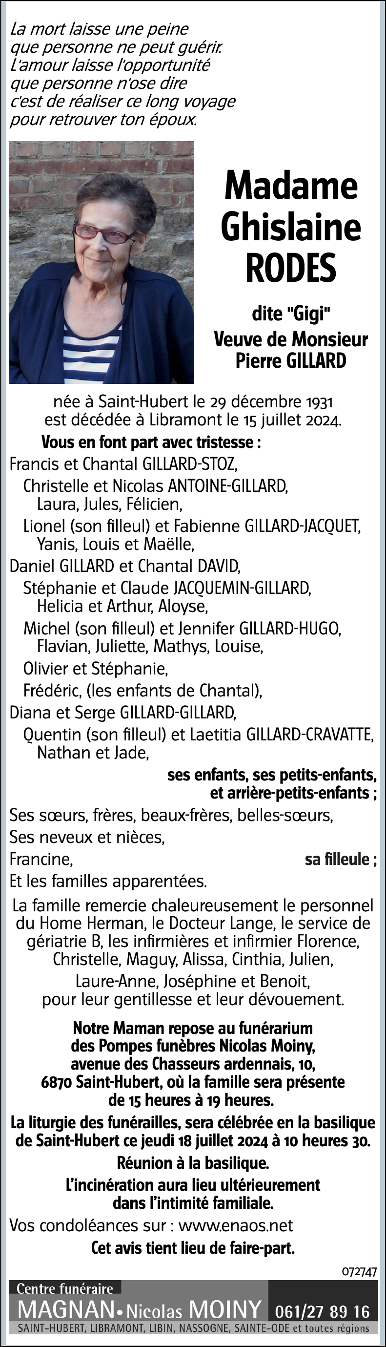 Ghislaine RODES