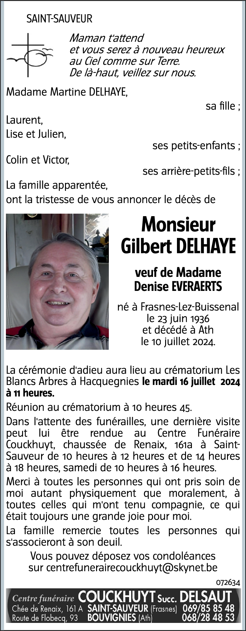 Gilbert DELHAYE